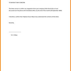 Superb No Notice Resignation Letter Elegant With Immediate