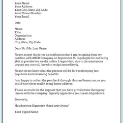 Resignation Letters No Notice Best Of Letter With