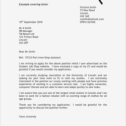 Spiffing Covering Letter Format For Job Sample Cover Business Example New Examples Letters Writing