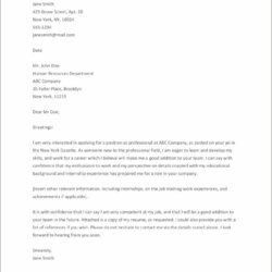 Microsoft Word Cover Letter Template Free Templates New