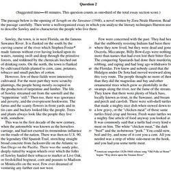 Exceptional Prose Essay Timed Passage Writing