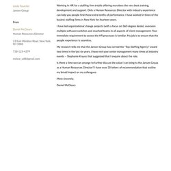 Exceptional Human Resources Cover Letter Examples Expert Tips Resume Resource