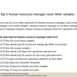 Matchless Top Human Resources Manager Cover Letter Samples Director Officer Delivery Administrator Chief