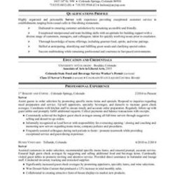 Sublime This Restaurant Resume Sample Will Show You How To Demonstrate Your Office Skills Assistant