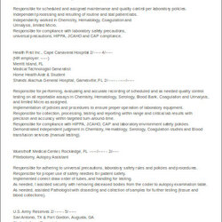 Champion Free Sample Medical Technologist Resume Templates In Ms Word Generalist