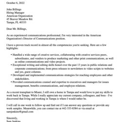 How To Write An Cover Letter Communications Example