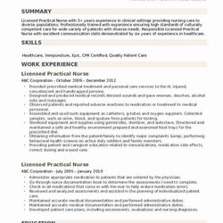 Resume Template Free Beautiful Licensed Practical Nurse Letter Grad