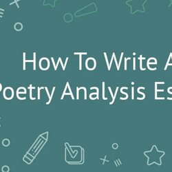 Admirable Poetry Analysis Essay Smart Student Guide With Example And Tips Outline Of