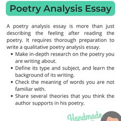 The Highest Quality Poetry Analysis Essay Outline Steps To Structure Effective Poem