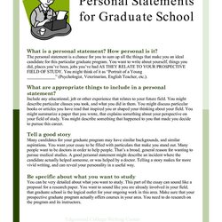 Superlative Personal Statement Essay Examples For Graduate School Goals Sample Grad Statements Thesis