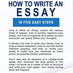 Smashing How To Write Good Essay For Dummies Writing Essays Narrative