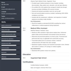 Spiffing Medical Resume Templates And Writing Tips Objective Examples Now