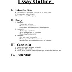 Very Good Download Free Essay Outline Thumb