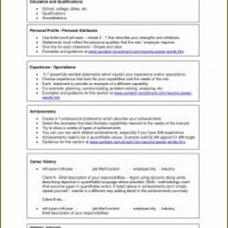 Capital Simple Resume Format In Word Examples Mandy