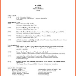 The Highest Quality High School Academic Resume Examples That You Should Know