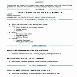Resumes For High School Students Luxury Resume