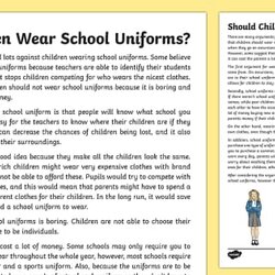 Capital Persuasive Essay On School Uniforms Pros Cons Need Custom Au Should Children Wear Discussion Writing