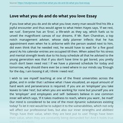 Fantastic Essay Examples About Love