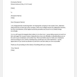 Resignation Letter To Boss Database Template Collection Due Rude