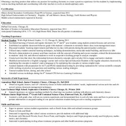 Smashing Free Teacher Resume Objective Templates In Ms Word Sample
