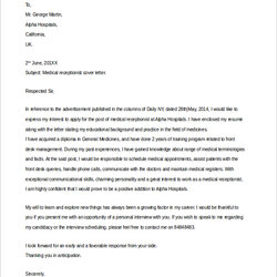 Superb Free Sample Receptionist Cover Letter Templates In Ms Word Medical