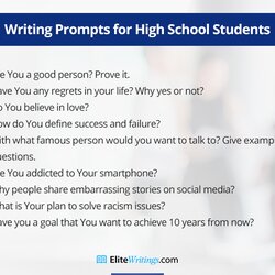 Great Expository Essay Topics For High School Topic Writing Prompts Students