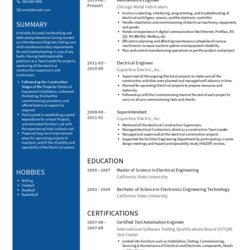 Maintenance Engineer Resume Samples And Templates Sample Template Gallant