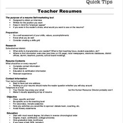 The Highest Standard Free Resume Objective Samples In Ms Word Teacher Example Sample Examples