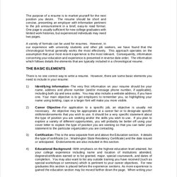 Fantastic Free Sample Resume Objective Statement Templates In Ms Word Teacher