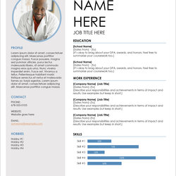 Matchless Word Microsoft Resume Template
