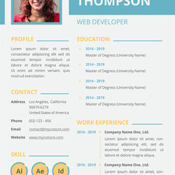 Eminent Simple Clean Resume Template To Download In Word Format