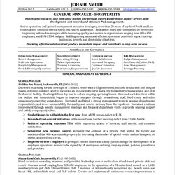 Perfect Free Sample General Resume Objective Templates In Ms Word Manager