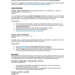 Outstanding Resume Templates Monster Template Examples