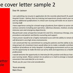 Very Good Nurse Cover Letter