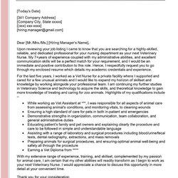 Wizard Nurse Practitioner Cover Letter Examples Veterinary Sample
