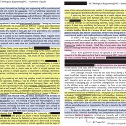 Eminent Graduate School Personal Statement Broad Institute Of And Harvard Example Application Annotated
