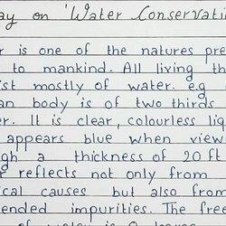 Cool Write An Essay On Water Conservation Writing English