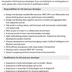 Java Developer Alexander Full Stack