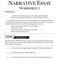 Narrative Essay Outline Worksheet In Template Example Paper College Autobiography Literacy Templates Examples