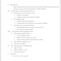 Proper Essay Outline How To Write An Paper Example Thesis Writing College Research Examples Statement English