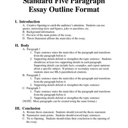 Exceptional Standard Essay Format Images Essays Writing Paragraph English Good Tips