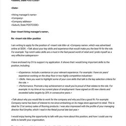 Fantastic Cover Letter Template With Picture Seek Sample Word Format Advice Examples Letters Templates Career