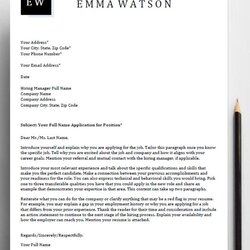 Capital Cover Letter Template Download For Free