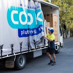 High Quality Delivery Driver Jobs Australia Cooks Plumbing Logo