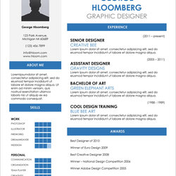 The Highest Quality Free Modern Resume Templates Minimalist Simple With Microsoft Word