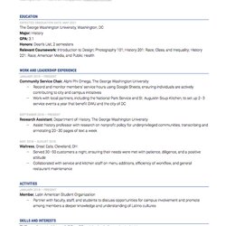 Sublime How To Write An Internship Resume Plus Sample The Muse Example Internships Organizations Nonprofit