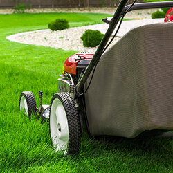 Superior Lawn Landscaping Services In Chantilly Va Landscape Content Push Mower Rocks Grass