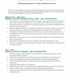 Cool Medical Office Manager Resume Samples Build Time