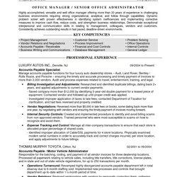 Splendid Sample Resume Templates For Office Manager Medical Objective Objectives Director Project Operations
