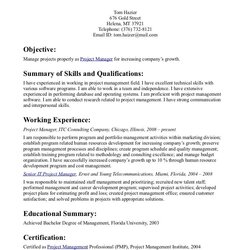 The Highest Quality Resume Objective Statement Example Sample Statements Examples Good Top Career Template